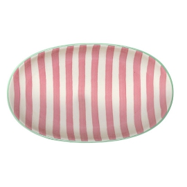 Bloomingville Teller oval "Patrizia" Rosa