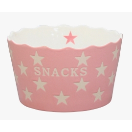 Krasilnikoff Schale Snacks Star Pink
