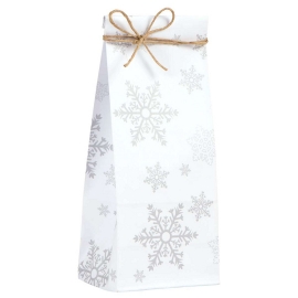IB Laursen Geschenktüte Schneeflocke (5er Set)