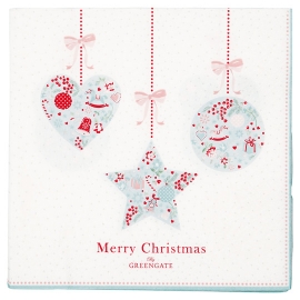 GreenGate Papierservietten Sandie White L