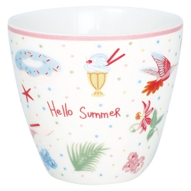 GreenGate Latte Cup Lula White