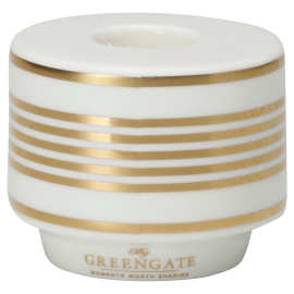 GreenGate Kerzenhalter Stripe Gold