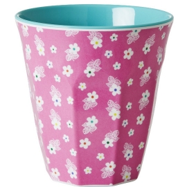 Rice Melaminbecher "Pink Flower"